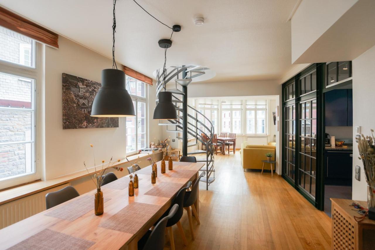 LOFT13 Traumhafte Wohnung mit Terrasse für 8 Gäste Monschau Exterior foto