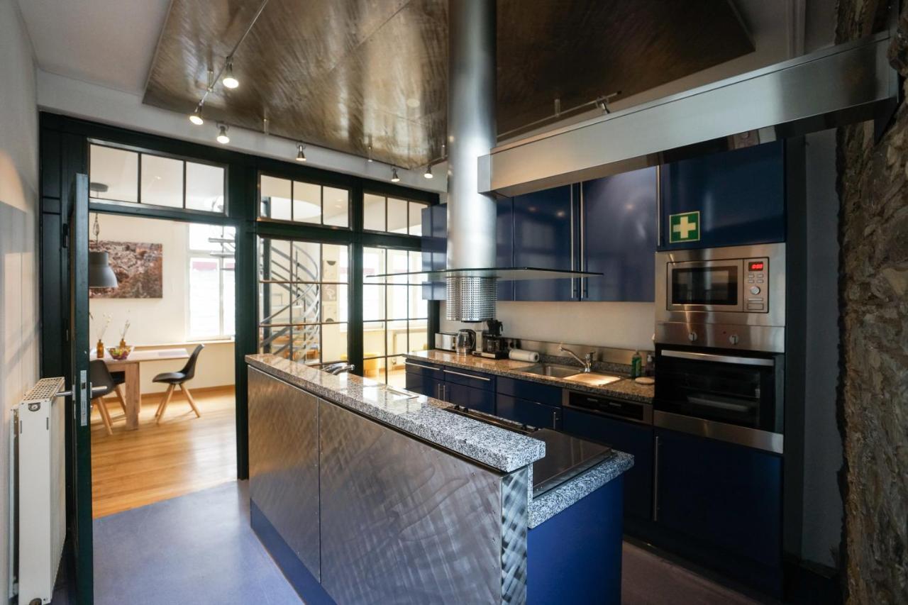 LOFT13 Traumhafte Wohnung mit Terrasse für 8 Gäste Monschau Exterior foto