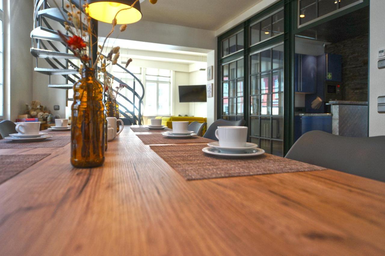 LOFT13 Traumhafte Wohnung mit Terrasse für 8 Gäste Monschau Exterior foto